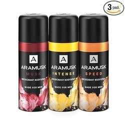 Aramusk Deodorant For Men With Long Lasting Fragrance| Musk, Intense,