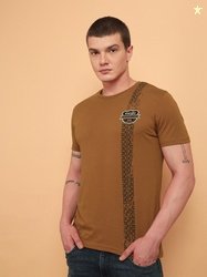 Wrangler Geometric Printed Cotton T-shirt
