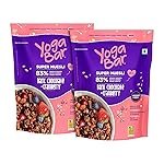 Yogabar Wholegrain Breakfast Muesli 900G (450G x 2),Dark Chocolate Cranberry,25% Dry Fruits,Nuts And Seeds|Healthy|Gluten Free|Antioxidant Rich|Healthy Food For Breakfast|Protein Rich
