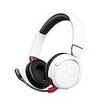 HyperX Cloud Mini â Wireless Headset,Compatible with PC,Chromebook,Nintendo Switch,PlayStation Controllers,Xbox Controllers,Phones, Laptops,Tablets,Volume Below 85dB,Immersive Sound,White