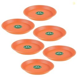 TrustBasket UV Treated Round Bottom Tray(Plate/Saucer) Suitable for 12