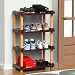 Lifelong 4-Tier Heavy Duty Shoe Rack | Storage Organizer for Shoes, Slippers, Clothes, Books & Household Items | Durable Plastic Stand for Home, Bedroom, Entryway, Living Room & Office Storage