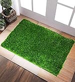 25 MM High Density Artificial Grass Carpet Mat for Balcony Multipurpose Entryway Floor Doormat for Lawn Garden Terrace & Office (37 X 57 Cm, Pack of 1)