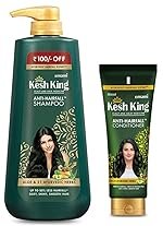 Kesh King Scalp and Hair Medicine Anti-Hairfall Shampoo, 600 ml & Kesh King Scalp and Hair Medicine Anti-Hairfall Conditioner, 200 ml