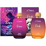 Vokka Disco & Panda 200 ml | Pack of 2 x 100ml Unique Unisex Luxury Long Lasting Ambery Leather Perfume Gift Set For Men And Women | Leather Scent Eau De Parfum | Notes: Amber Leathery