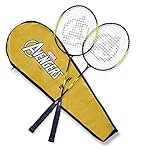 Thor Badminton Racket Set of 2 by Starter – Ideal for Regular Practice Session, Badminton Set, Multi-Colour