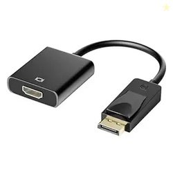 Tobo Display Port to HDMI Adapter, 1080p Display Port DP to HDMI Cable