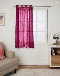 Amazon Brand - Solimo Premium Polyester Cotton Curtains | Floral Print