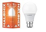 Halonix 10W Cool Day Light LED Light, Pack of 1, (F5BMM030040000000 PK1) B22D, White