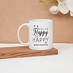 Clay Craft CC MM1 Swiss REZ2 Microwave Safe Coffee Mug for Gift to Couples Wife Husband Boss Boyfriend Girfriend Brother 300ml, Good Morning