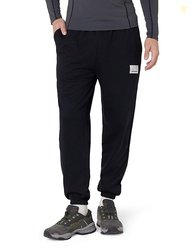 Styli Men Fleece Panel Jogger with Drawcord & Patch Detail | Stylish O
