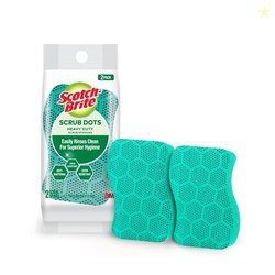 Scotch-Brite Heavy Duty Scrub Dots for Powerful Scrubbing, Suitable fo