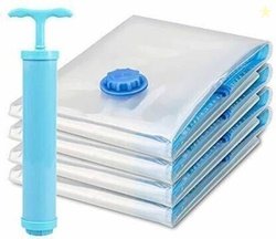 Chias (Pack of 5) Vacuum Storage Reusable Zip Lock Space Saver Bags 3