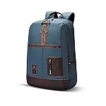 Gear Classic 6 18″/31L Antitheft Large Faux Leather Water Resistant Laptop backpack/Laptop backpack/Casual Backpack/Daypack/Travel Backpack/College Bag For Men/Women(Teal-Brown)