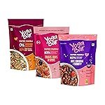 Yogabar Wholegrain Breakfast Muesli |Fruits Nuts and Seeds | Dark Chocolate Cranberry |No Sugar Super Muesli |400gm Each