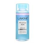 Lakme Biphasic Micellar Face Cleansing Water 100ml | Removes Waterproof Makeup | Oil and Water Formula