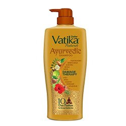 Dabur Vatika Naturals Ayurvedic Shampoo - 640 ml | 10 Natural Herb Ext