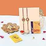 Collectible India Rakhi Gift Combo for Brother Bhaiya, Rakshabandhan Gifts Combo Rakhi for Rakshabandhan Gifts for Bhaiya Boy Men – Tortoise Vastu Gift, Fengshui Showpiece (M2- Set of 2 Rakhi)