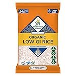 24 Mantra Organic Low G.I Rice 2 Kg | Diet & Diabetic Friendly | Certified Low Sugar Rice | Certified Organic & Naturally Gluten-Free
