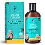 Pilgrim Sulphate Free Shampoo for women & men | Mild shampoo for hair-fall control with argan oil, camellia & white lotus for dry & frizzy hair | Korean skin care products | 200 ml + 200 ml
