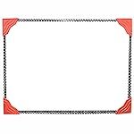 YAJNAS Non Magnetic 8 inch x11 inch Double Sided White Board and Chalk Board Both Side Writing Boards, One Side White Surface and Reverse Side Green Surface (8×11 Inches (Pack of 1)