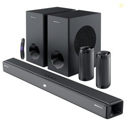ZEBRONICS Juke BAR 9775, Dolby Soundbar, 650 Watts, 5.2.2 Surround, Do