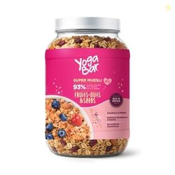 Yogabar Muesli Fruit And Nuts | 1kg Jar | 93% Wholegrain Breakfast Cer