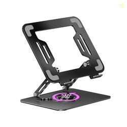 ZEBRONICS NS3000 PRO 360 Rotatable Laptop Stand, Supports up to 17 (43