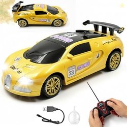 Zivvy Big Remote Control Car Yellow | 2.4G Rechargeable Car with 150m