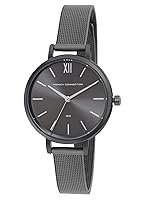 French Connection Women’s Facile Analog Watch Black Strap-FCE22GN