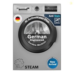 Bosch 8 kg, 5 Star, AI Active Water+, Anti-Tangle, Anti-Wrinkle Fully-