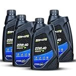 Signate 20W40 Engine Oil for Bikes 900ML, 4 Stroke Engine Oil for Motor Cycle, Maximum Gear Protection & Efficient Performance Bike Oil (Pack of 4)