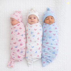 Mafatlal Coo Coo Baby Swaddle Wrapper (Pack of 3) | 100% Cotton Muslin