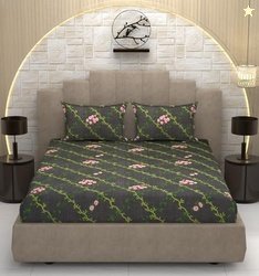 Mafatlal Luxe Lilac 140 GSM Elegant Bedsheet with 2 Pillow Cover for D