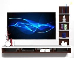 MAMTA DECORATION Engineered Wood Wall Mounted TV Unit Set-Top Box Stan