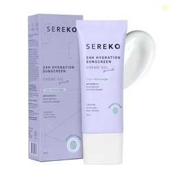 SEREKO Sunscreen SPF 50 PA++++ Crme Gel | Zero White Cast, Blue Light