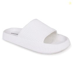 Hygear Men's Xpress White Slippers_8 UK (HG-GE-1004)
