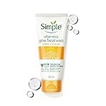 Simple Protect N Glow Vitamin C Glow Facial Wash 100ml | 100% Soap-Free Facewash | Bright & radiant skin| For dull & tired skin