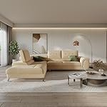 Wakefit Comoros Corner L Shape Sofa (3 Seater + Left Aligned Chaise)