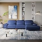 Wakefit SUVA L Shape Sofa Set (3 Seater + Right Aligned Chaise)