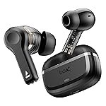 Boat Nirvana Space, 360Âº Spatial Audio, Active Noise Cancellation (~32dB), 100Hrs Battery,4Mics ENx, Fast Charge, v5.3 Bluetooth Earbuds, TWS Ear Buds Wireless Earphones with mic (Cosmic Black)