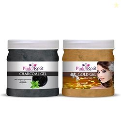 Pink Root Gold Gel 500gm with Charcoal Gel 500gm