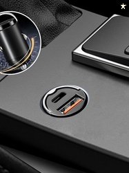 Spiaty USB Multifunctional Two Port Fast Car Charger