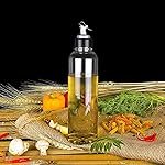 The Earth Store 1000 ML Plastic Oil Dispenser Transparent Cooking Oil Pourer for Kitchen Leakproof Sauce Vinegar Liquid Dispenser