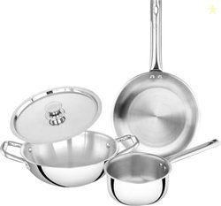 Prestige TRIPLY 4 Pc Cookware Set | TRIPLY Splendid | Fry Pan 22cm/1.9
