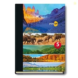 YOUVA Navneet Case Bound | 5 Subject Book | 18.5x24.7 cm | Single Line