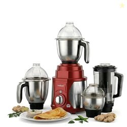 Indicon Rover 1350W Copper Motor Mixer Grinder with 4 Jars (3 Stainles