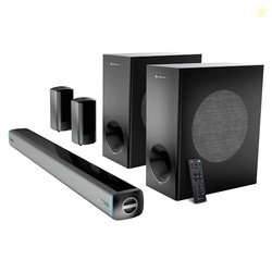 ZEBRONICS Juke bar 9550 pro 5.2 Soundbar (625 Watts), Dolby Audio, Dua