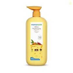 Mamaearth Ubtan Moisturizing Body Lotion with Turmeric & Saffron for G