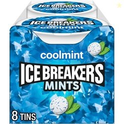 IceBreakers Mints Coolmints Mints, Natural and Artificial Flavour, 8 X